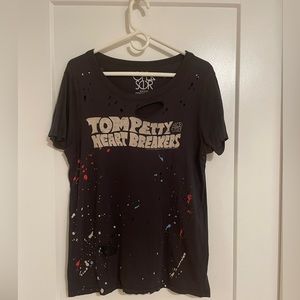 Chaser Tom Petty and the Heartbreakers distressed Tshirt, sz  large